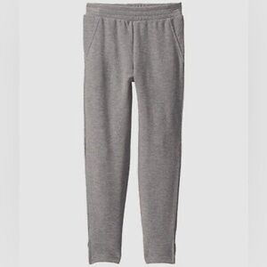 NWT $79 Chaser Kid's Gray Knit Joggers Sweatpants Cozy Knit Heathered Grey
